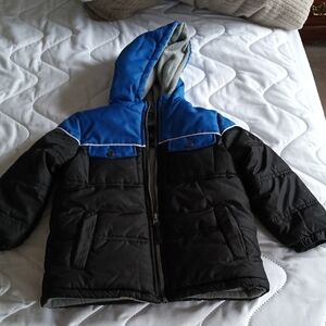 Extreme boys 3T Blue and Black Hooded Puffer Jacket